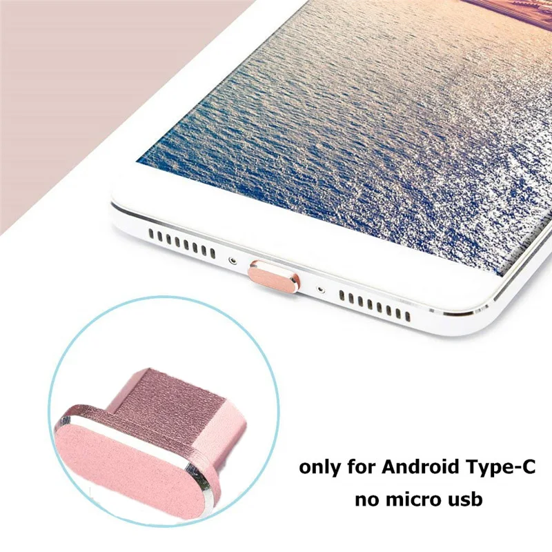 Металлический заглушка от пыли разъем Micro USB для зарядки наушников порт Android