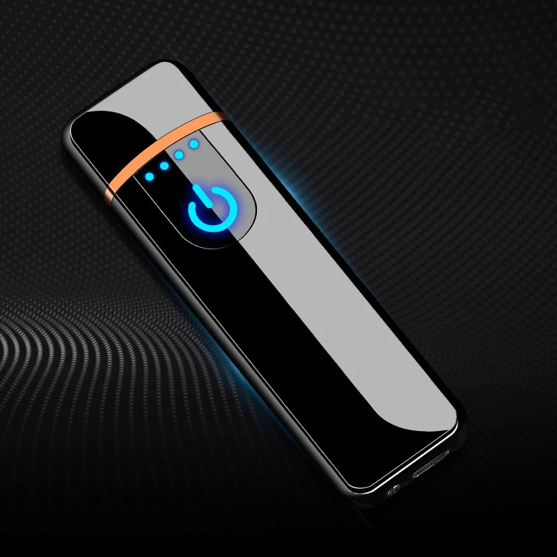 Сигарета USB фонарики заряжаемая электронная ветрозащитная гладкая сенсорная