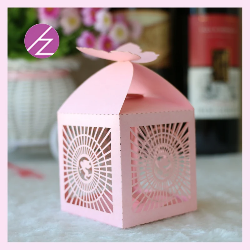 

100 pcs/lot free shipping Wedding gift boxes in malaysia wholesale wedding favor boxes TH-185