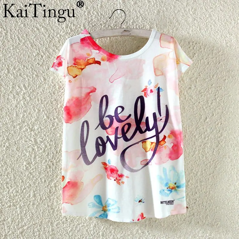 KaiTingu, новинка, футболка, летняя, Harajuku, Kawaii, милая, рыба, животное, панда, принт, футболка, короткий рукав, футболка, женские топы, M, L, XL, размер - Цвет: TP791