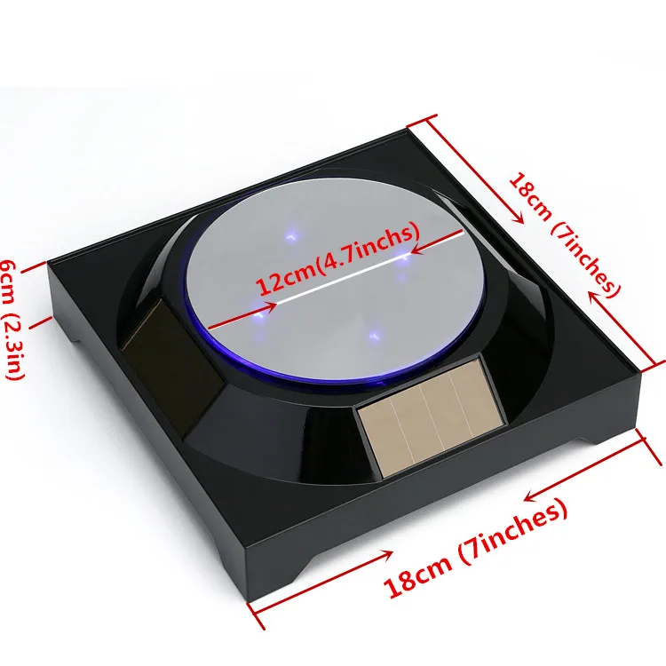 4 шт. зеркальный топ на солнечных батареях ювелирные часы черный Солнечный
