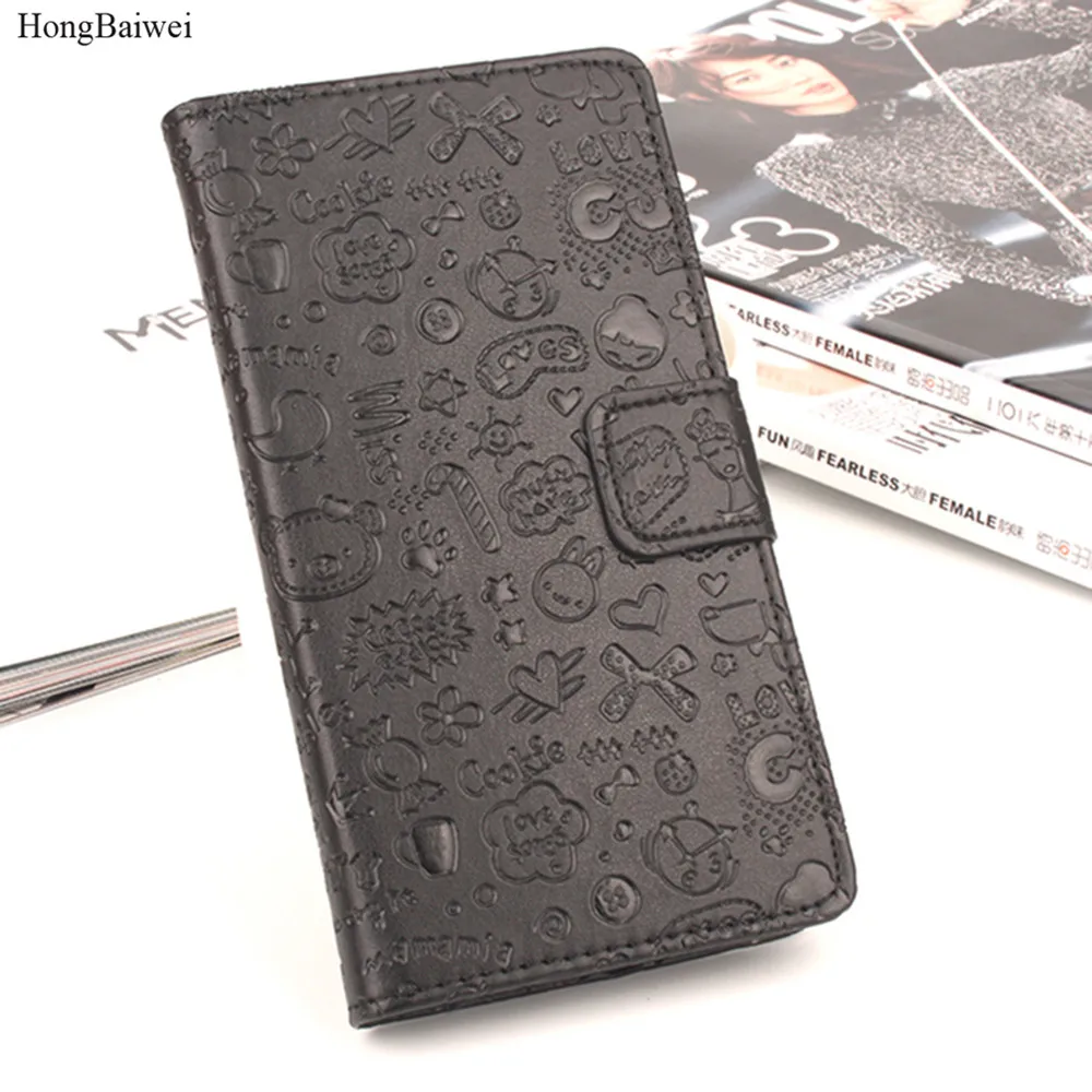 Hongbaiwei Для Doogee стрелять 2 Чехол 5.0 дюймов искусственная кожа задняя крышка флип