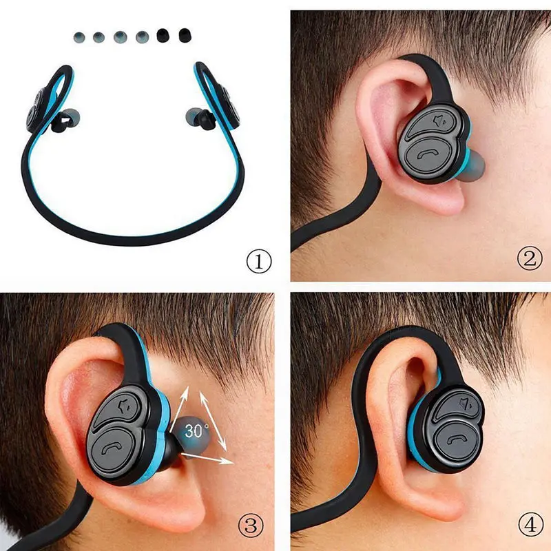 Спортивные наушники Bluetooth 4 1 беспроводные легкие портативные спортивные