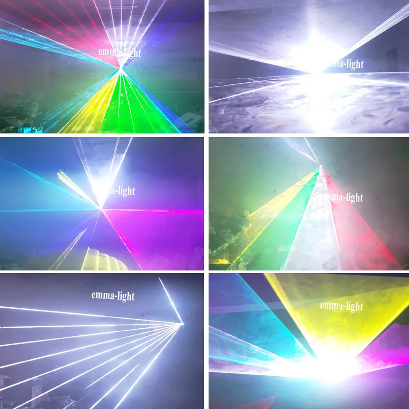 20 Вт RGB 50Kpps galvo лазерсветильник для профессионального сценического освещения