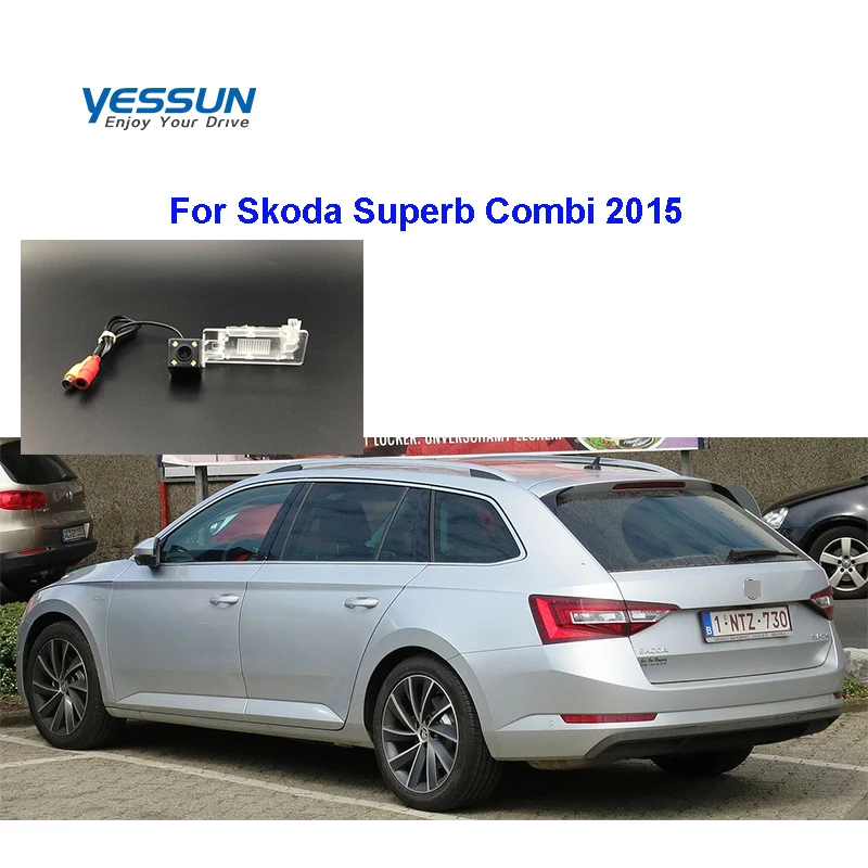 

Yessun HD CCD Night Vision Car Rear View Reverse Backup Camera Waterproof For Skoda Superb Combi 2015