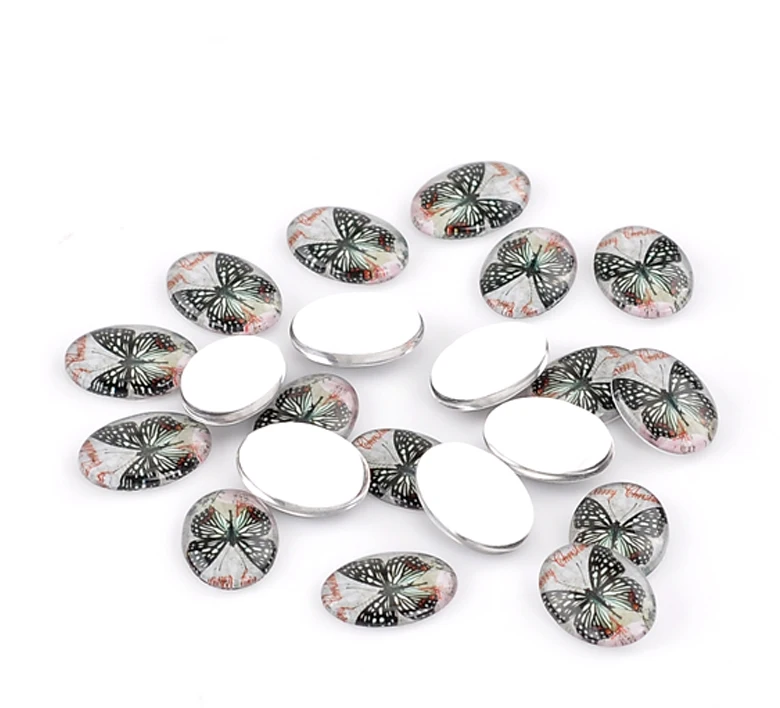 DoreenBeads стеклянное купольное уплотнение кабошоны фурнитура для украшений