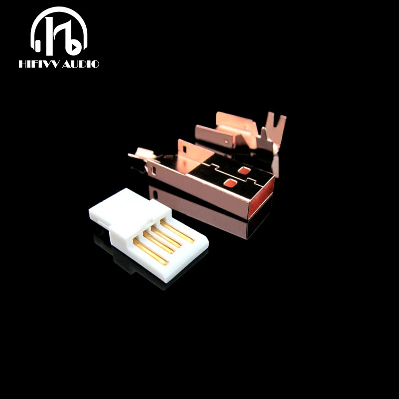 Hifivv аудио hifi USB тип A стандартный порт Женский Разъем для пайки стандартного типа