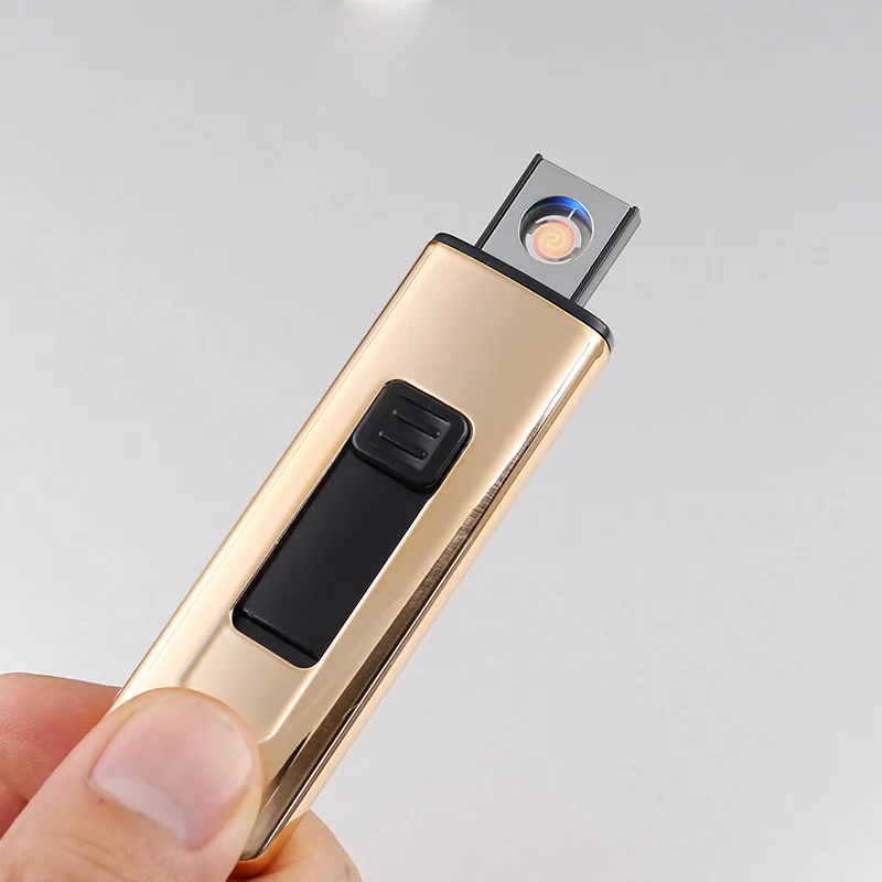 Мини Металл электрическая зажигалка с подключением к USB для Шредер Вольфрам Turbo
