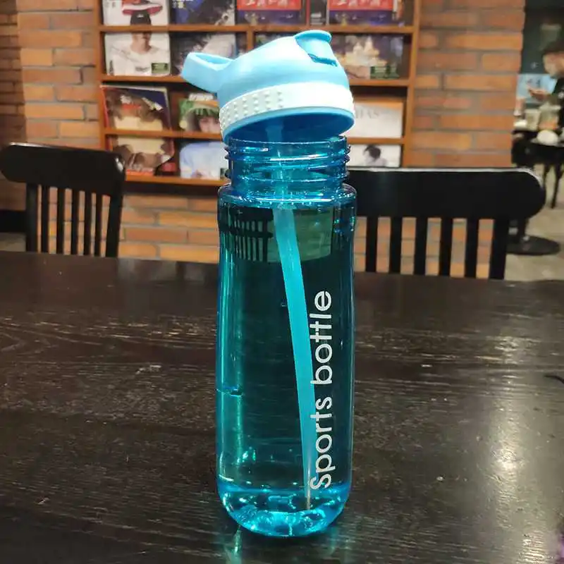 Новая Спортивная бутылка для воды пластиковая напитков туристическая