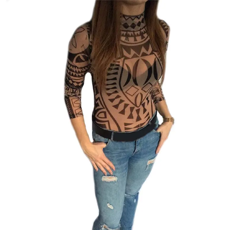 Женские Боди с длинным рукавом модные комбинезоны высоким воротом|bodysuit overalls|long