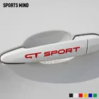 4 шт., автомобильные наклейки для Renault Dacia Duster Megane Captur Clio Sandero аксессуары для Kadjar