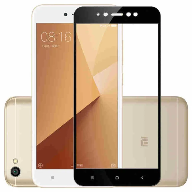 Закаленное стекло с 3D изогнутыми краями 9H для Xiaomi Redmi Note 5A Pro защитная пленка из