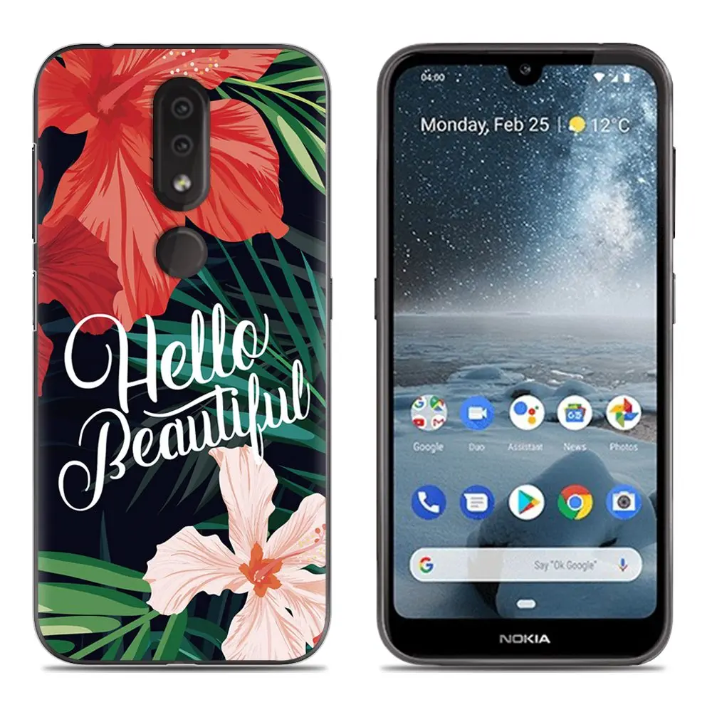 18 Мягкий чехол для телефона для Nokia 4,2 цветной крутой дизайн ТПУ силиконовый чехол для задней панели телефона - Цвет: 18