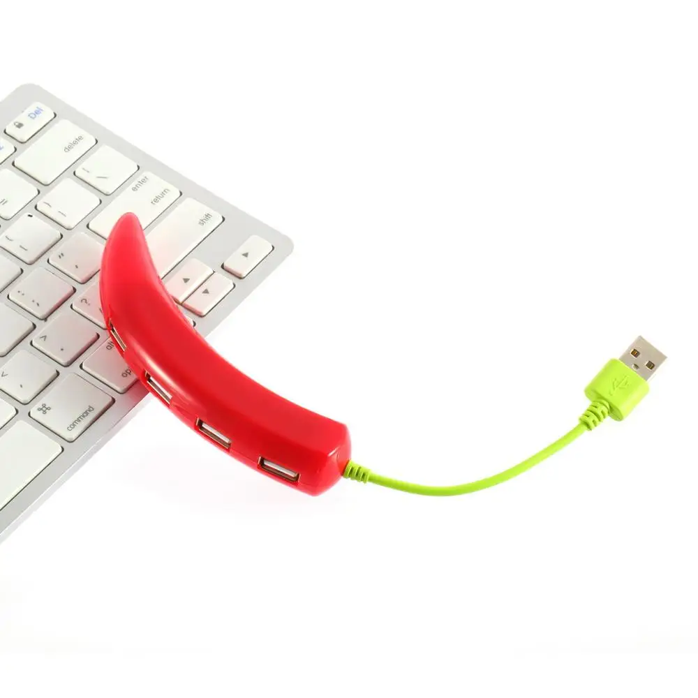 4 порта Высокоскоростной USB 2 0 сплиттер адаптер перец usb хаб кабель для ПК|usb hub