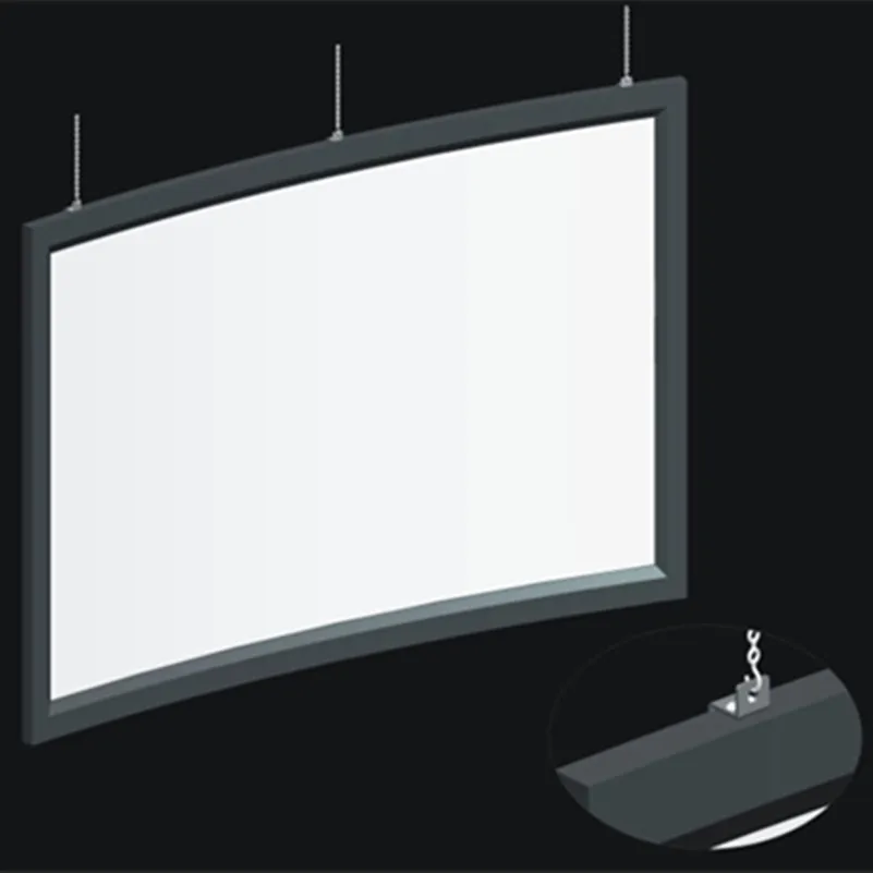 F3UCW 2.35:1 ультраширокий кинотеатр белого лучшего качества 4K изогнутая
