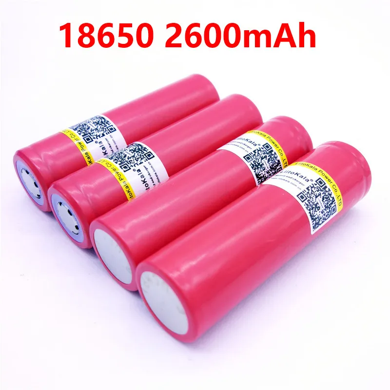 4 шт. новый 100% Оригинальный LiitoKala 26ZY 18650 2600 мАч литий ионная аккумуляторная батарея