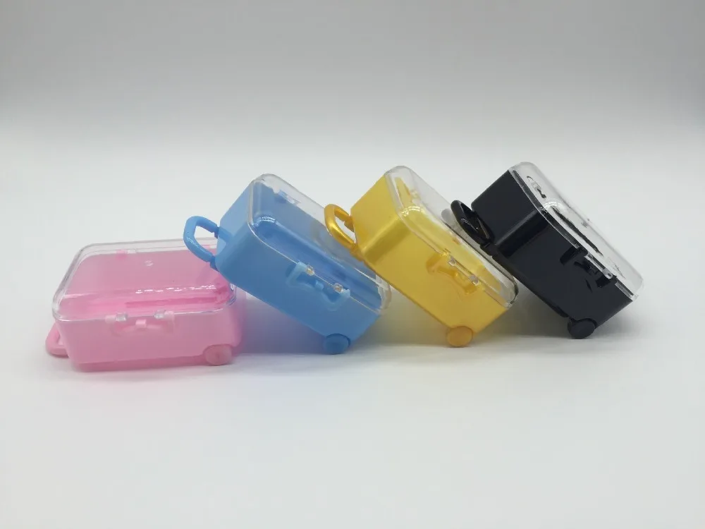 100 шт. прозрачный дорожный мини-чемодан | Дом и сад