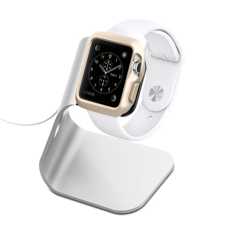 Алюминиевая металлическая зарядная подставка для Apple Watch 1 2 3 Подставка для зарядки для i Watch 3 2 1 док-станция аксессуары