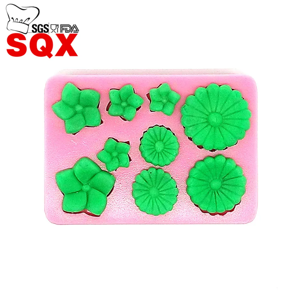 

Flowers candy silicone fondant mold creative decorating cupcake mold sugar craft pastry tools SQ15222