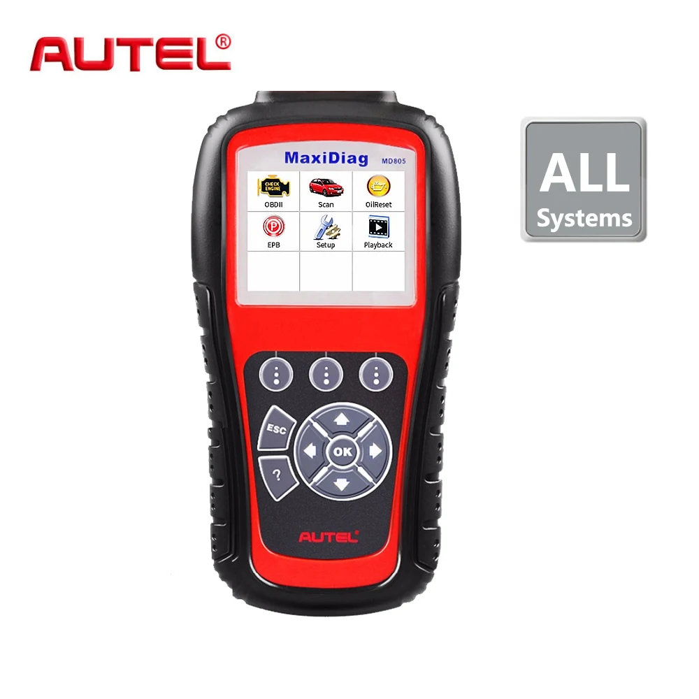Autel MD805 MaxiDiag Elite автомобиля инструменту диагностики OBD2 автомобильной сканер OBD 2