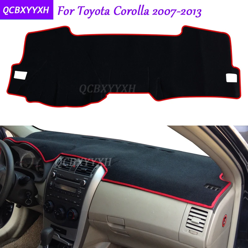 Коврик для приборной панели Toyota Corolla 2007 2013 защитный коврик салона Photophobism теневая