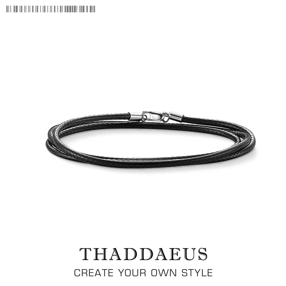 Ожерелье с кожаным ремешком и черной лентой 2017 новые модные ювелирные изделия из