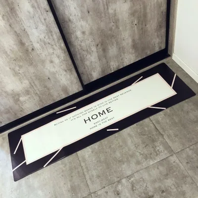 Скандинавский стиль простой ПВХ ПУ растения Коврик с принтом дверной коврик rectange мраморный ковер с принтом коврик на кухню Нескользящая пергаментная - Цвет: 7