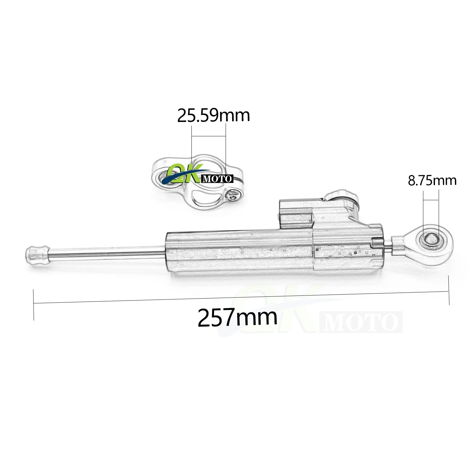 

Universal Motorcycles Steering Stabilizer Dampers Steering Mounting Bracket For SUZUKI HONDA CB1000R CBR600F PCX125 VTX1300 BETA
