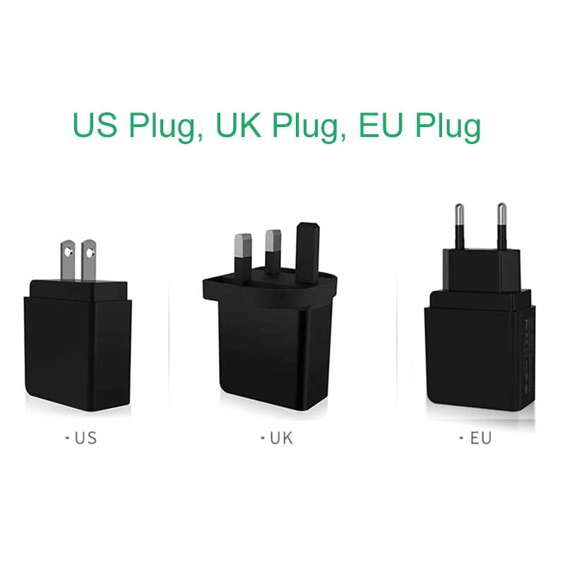 M. uruoi 5V2.4A зарядное устройство EU US UK штепсельная вилка Быстрая зарядка 12 Вт двойное