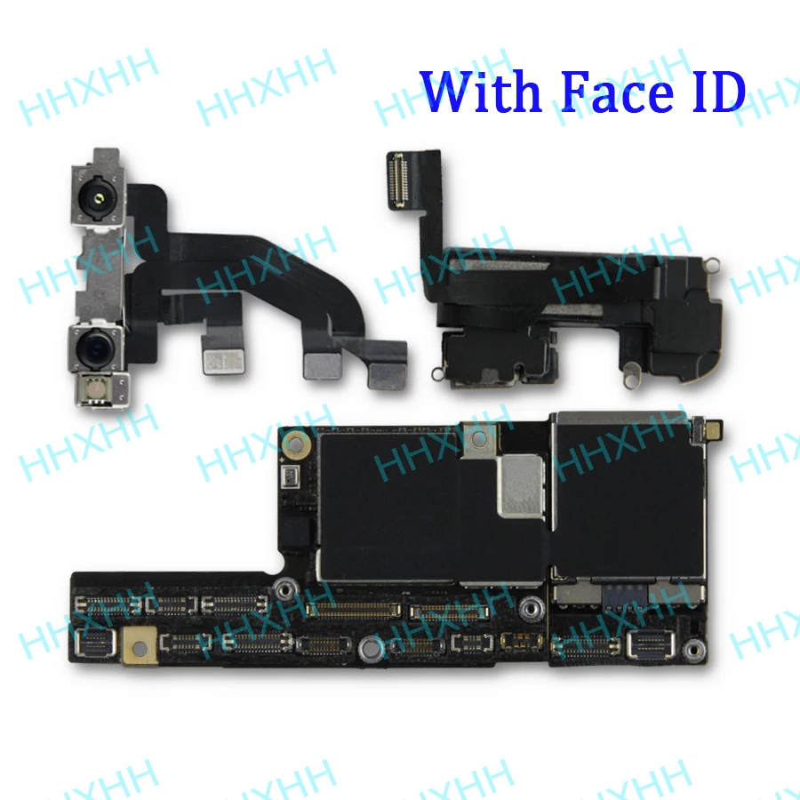64 Гб 256 ГБ для IPhone X 10 с лицом ID 100% оригинальная разблокированная материнская плата
