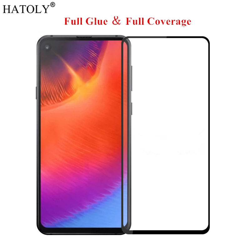 Закаленное стекло 9H для Samsung Galaxy A60 Защитная пленка экрана с полным клеем