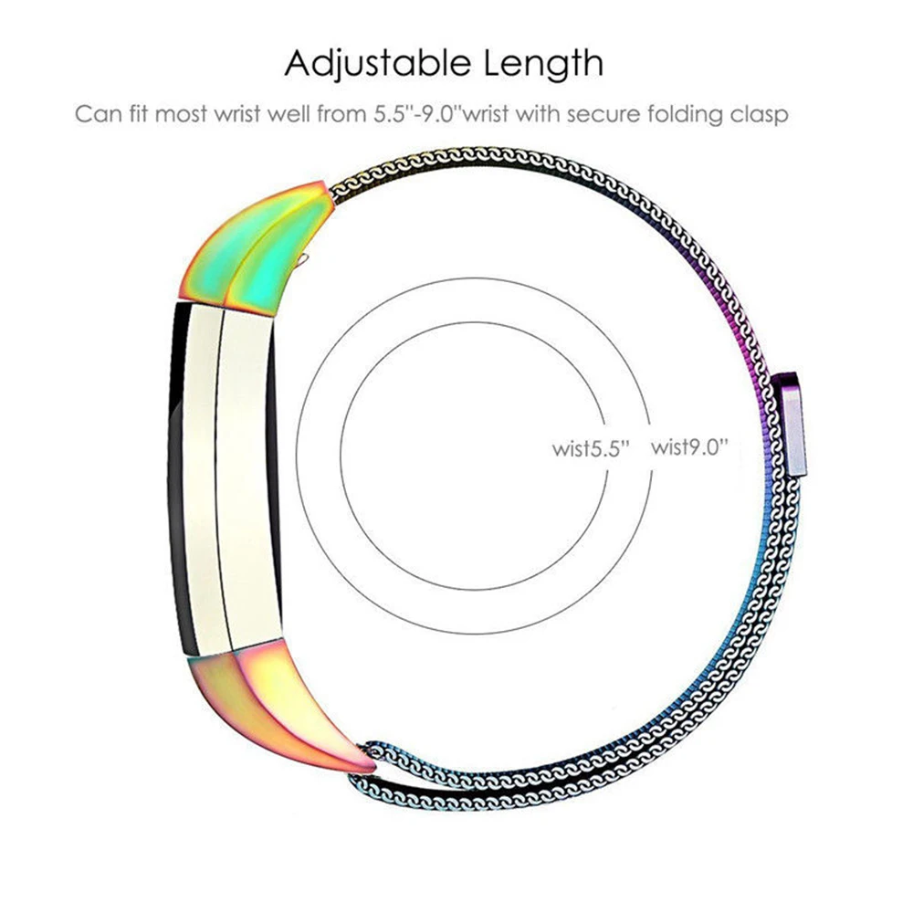6 видов цветов модные новые магнитные часы из нержавеющей стали ремешок высокого