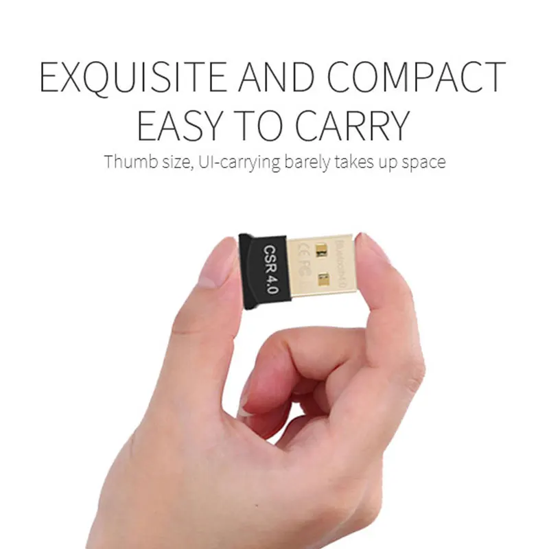 Мини USB Bluetooth 4 0 адаптер для компьютера ПК аудио приемник беспроводные Dongles Windows 10 8