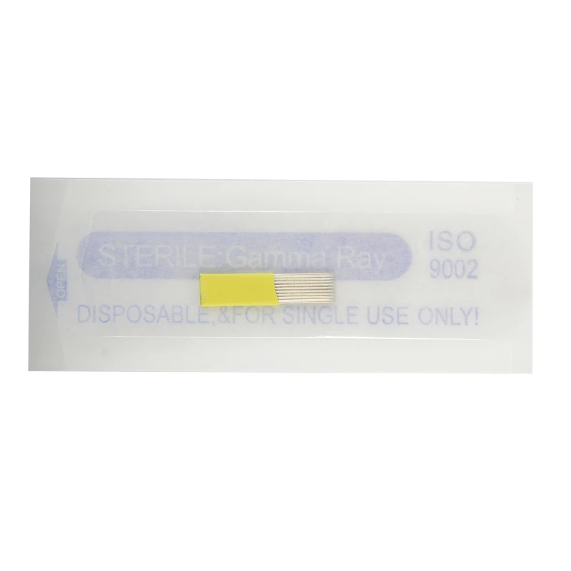 50 шт. 19 штырьков Двойные Строки искусственные лезвия иглы для перманентного