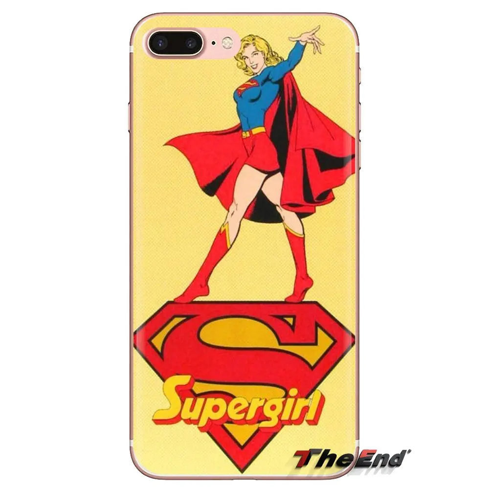 Supergirl comics dc Superhero прозрачные чехлы из ТПУ для iPod Touch Apple iPhone 4 4S 5 5S SE 5C 6 6S 7 8 X XR XS Plus MAX |