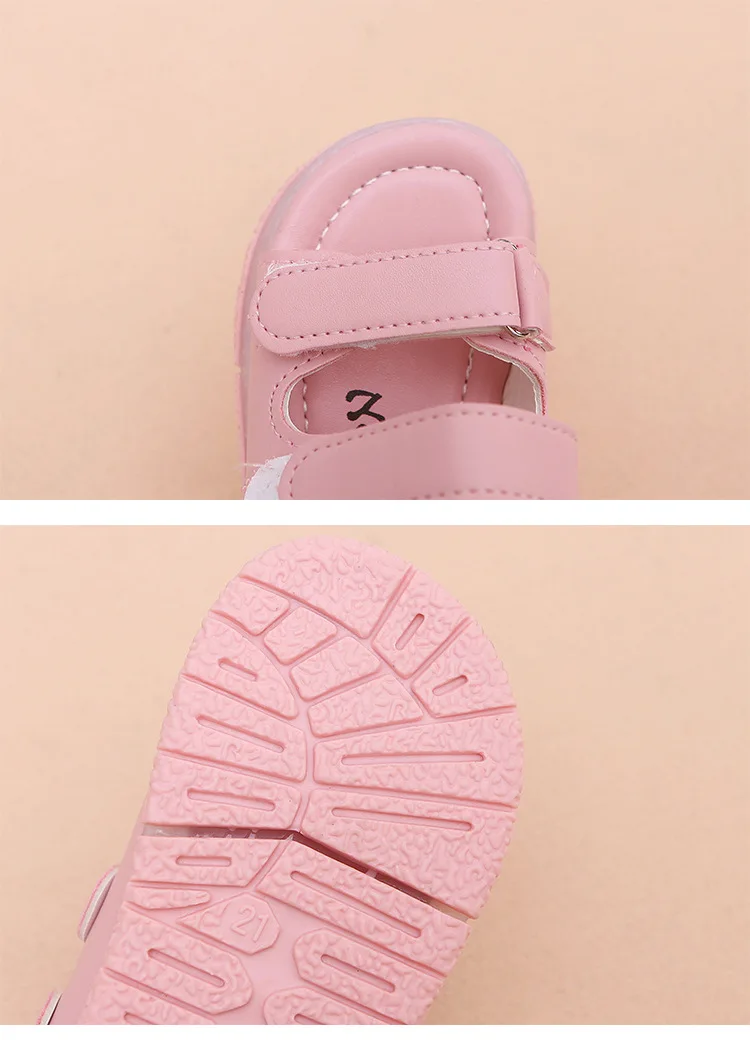 Новые летние детские сандалии с подсветкой модная пляжная обувь спортивная для