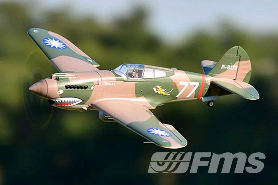 FMS 980 мм/1 0 м Φ P40 летающий тигр PNP высокоскоростной гоночный Warbird P 40B Plane|rc model plane|model