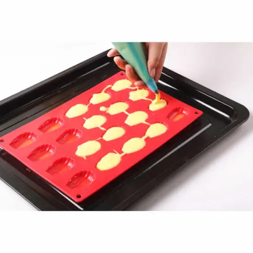 2PCS 20-Cavity Mini Fancy Bundt Madeleine Shell Cake Pan Silicone Mold Baking Mould | Дом и сад