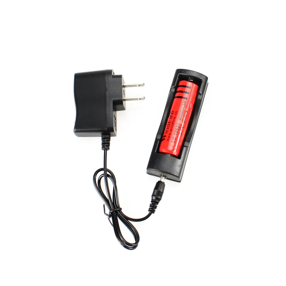 LED Flashlight CREE Q5 / XM-L T6 1000lm / 2000Lumens Torch Cree LED Torch light For 1x18650 5 Models+ AC Charger