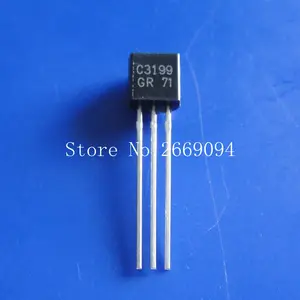 50Pcs/Lot Triode in-liner TO-92 0.15A 50V NPN C3199 2sc3199 Transistor TO92