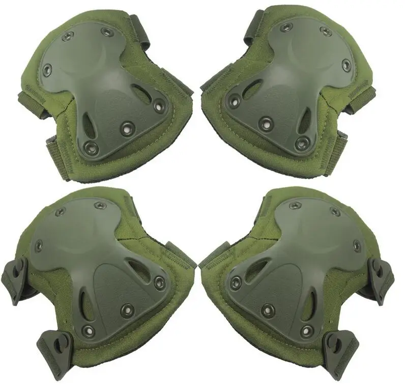 4 шт./комплект тактические Защитные накладки на колено и локти|knee and elbow|atac