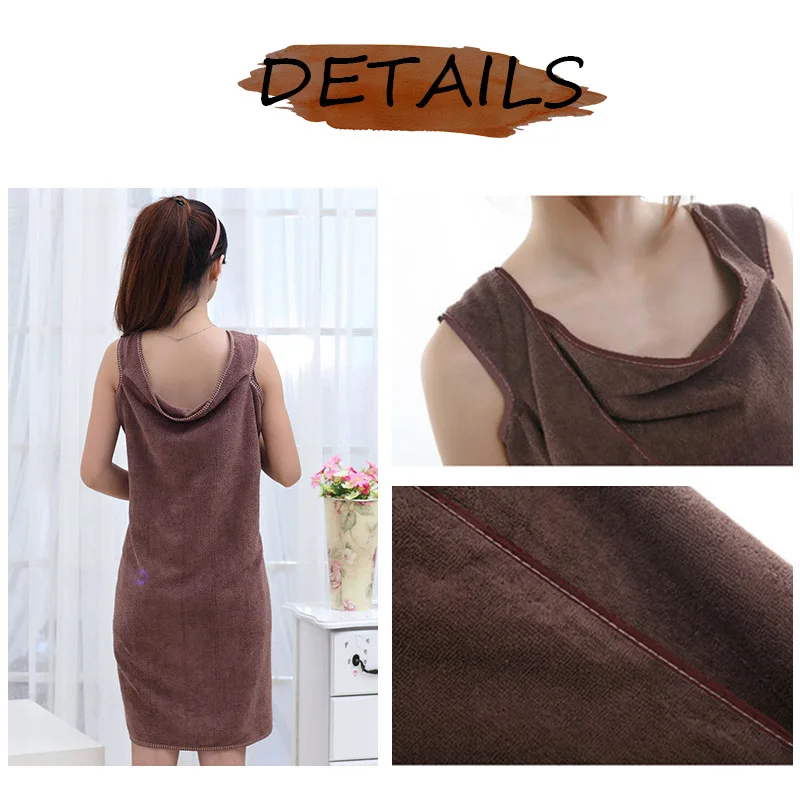 Microfiber Women Bath Towel Sexy Wearable Beach Super Soft Absorbent Wrap Skirt Gown 140x80 cm | Дом и сад