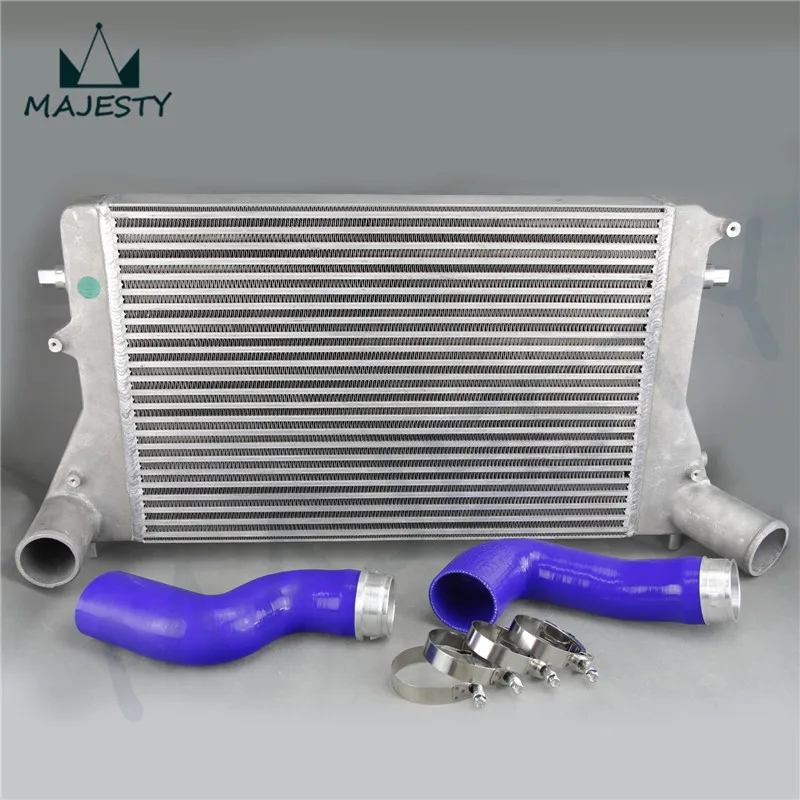 Интеркулер + силиконовый шланг/труба/трубопровод (Версия 2) Наборы для VW 06 10 GTI Golf