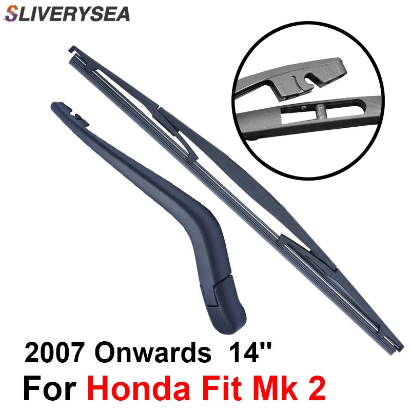 SLIVERYSEA Стеклоочиститель заднего стекла и рычаг для Honda Airwave 2009 года 14 'Ƌ дверь