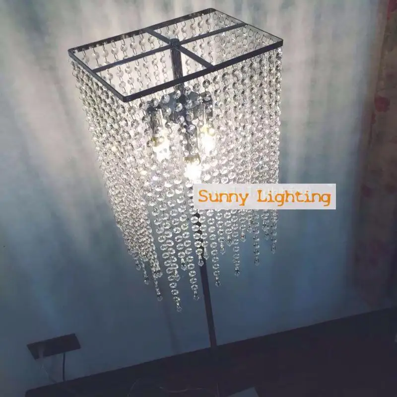 Современная роскошная хрустальная Напольная Лампа для ресторана гостиной