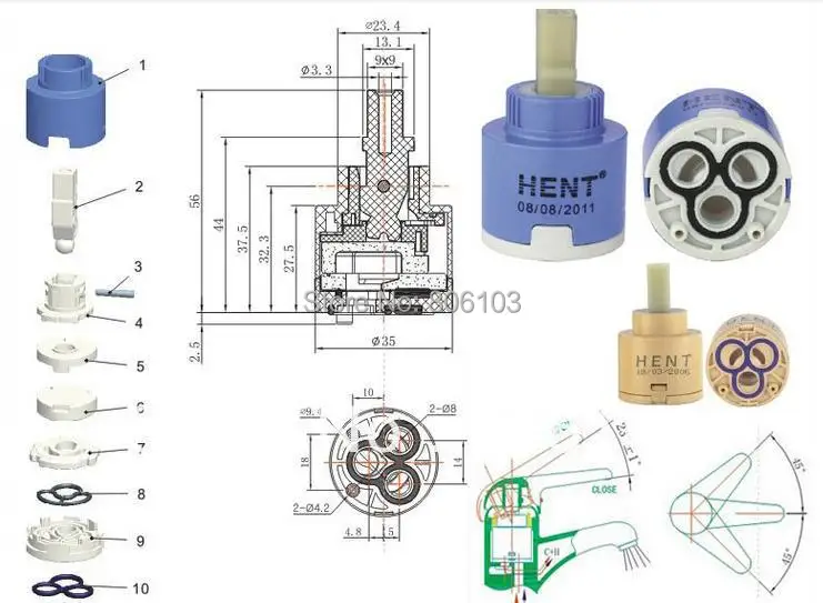 2015 картридж миксер Настоящее Новое поступление фитинг водопроводного крана