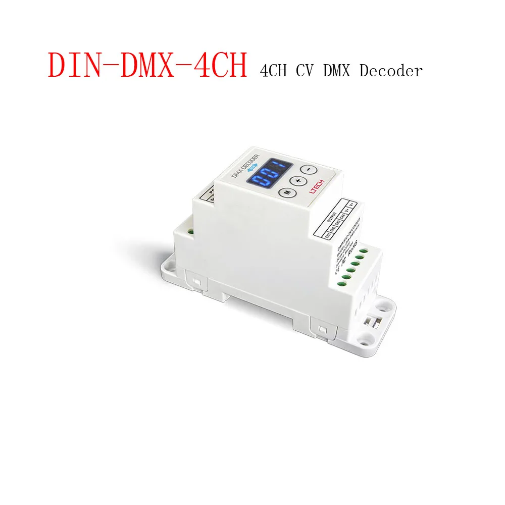 LTECH din dmx 4ch 4CH контроллер Вход Напряжение DC5 24V|Контролеры RGB| |