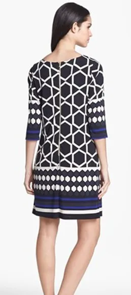 [EFATZP] роскошное Брендовое трикотажное шелковое платье новое дизайнерское