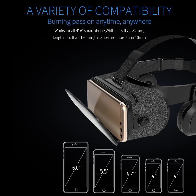 Оригинальная гарнитура BOBOVR Z5 Immersive Virtual Reality стерео 3D очки VR картонный шлем 120 FOV