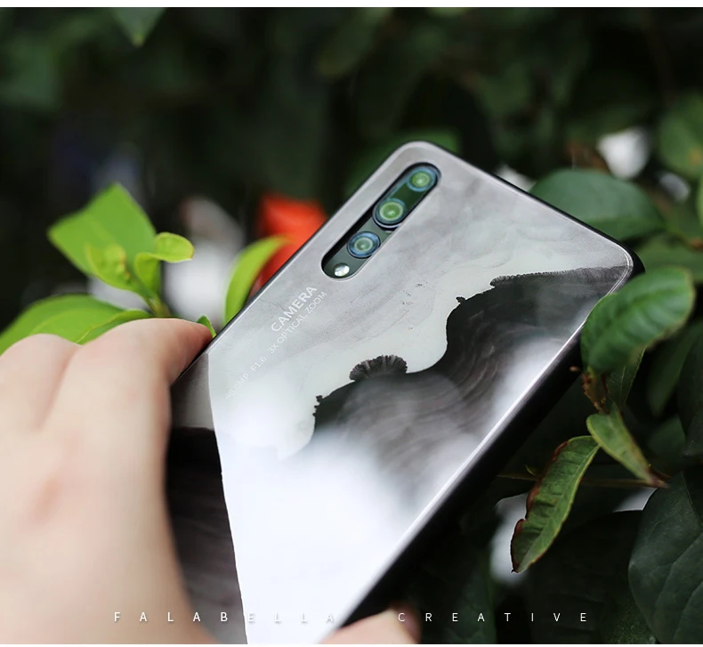 Mate 20 P20 чехол из закаленного стекла для huawei mate 20 Pro X P20 чехол из углеродного волокна для huawei mate 20Pro 20X Fundas